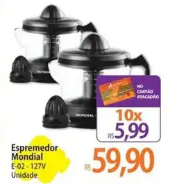 Atacadão Espremedor Mondial oferta