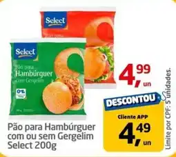 Tenda Atacado Pão para Hambúrguer com ou sem Gergelim Select oferta