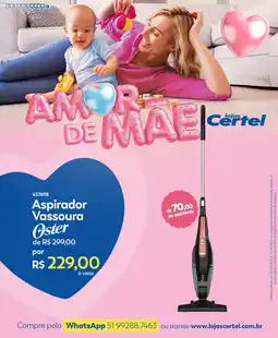 Lojas Certel Aspirador Vassoura oferta