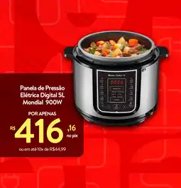 Le Biscuit Panela de Pressão Elétrica Digital Mondial 900W oferta