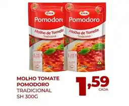 Fort Atacadista Molho tomate pomodoro tradicional sh oferta