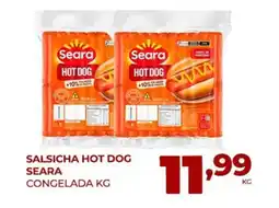 Fort Atacadista Salsicha hot dog seara congelada oferta