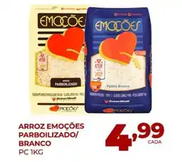 Fort Atacadista Arroz emoções parboilizado/ branco oferta