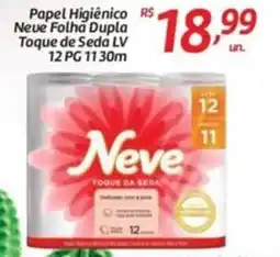 Comper Papel Higiênico Neve Folha Dupla Toque de Seda LV 12 PG 1130m oferta