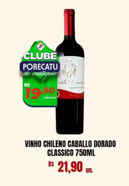 Supermercado Porecatu Vinho chileno caballo dorado classico oferta
