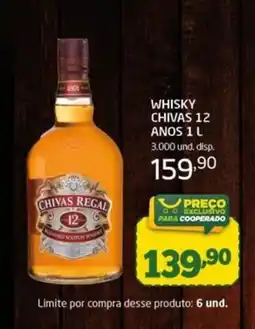 Cooper Whisky chivas 12 anos oferta