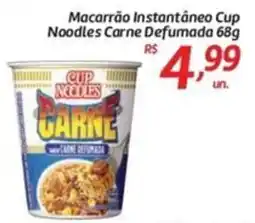Comper Macarrão Instantâneo Cup Noodles Carne Defumada oferta