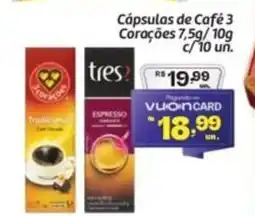 Comper Cápsulas de Café 3 Corações oferta