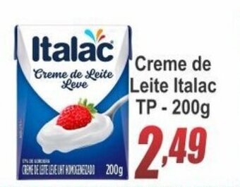 Serrano Supermercado Creme de Leite Italac TP 200g oferta