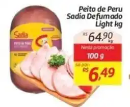 Peito de Peru Sadia Defumado Light