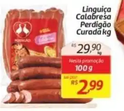 Comper Linguiça Calabresa Perdigão Curada oferta