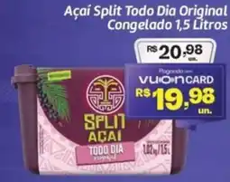 Comper Açaí Split Todo Dia Original Congelado oferta