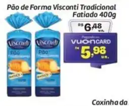 Pão de Forma Visconti Tradicional Fatiado