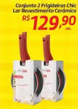 Comper Conjunto 2 Frigideiras Chic Lar Revestimento Cerâmico oferta