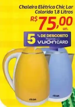 Comper Chaleira Elétrica Chic Lar Colorida oferta