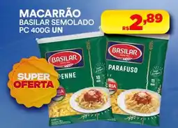 Macarrão basilar semolado pc un