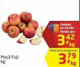 Tenda Atacado Maçã fuji kg oferta