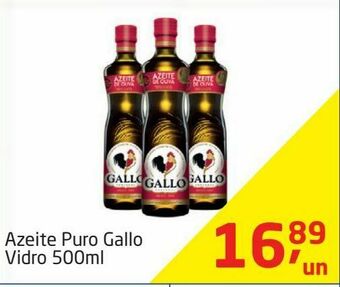 Azeite puro gallo vidro 500ml