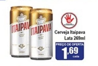 Higa's Supermercado Cerveja Itaipava Lata 269ml oferta