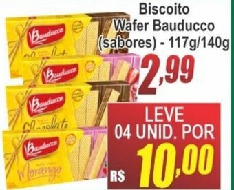 Serrano Supermercado Biscoito Wafer Bauducco (sabores) 117g/140g oferta
