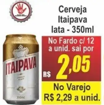 Serrano Supermercado Cerveja Itaipava lata 350ml oferta