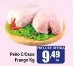 Higa's Supermercado Peito C/Osso Frango 1kg oferta