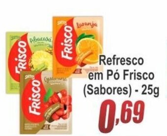 Serrano Supermercado Refresco em po Frisco (sabores) 25g oferta