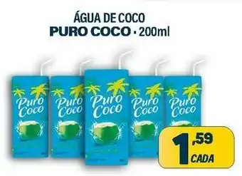Dom Atacadista Agua de Coco Puro Coco 200ml oferta