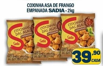 Dom Atacadista Coxinha asa de Frango Empanadas Sadia 2kg oferta