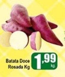 Higa's Supermercado Batata Doce Rosada 1kg oferta