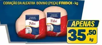 Dom Atacadista Coracao da Alcatra Bovino (peca) Friboi 1kg oferta
