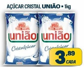 Dom Atacadista Acucar Cristal Uniao 1kg oferta