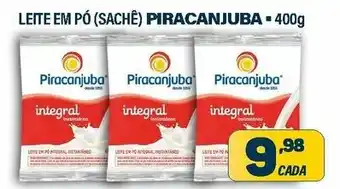 Dom Atacadista Leite em po (sache) Piracanjuba 400g oferta