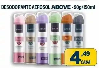 Dom Atacadista Desodorante Aerosol Above 90g/150ml oferta