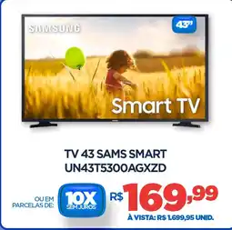 DB Supermercados Tv 43 sams smart UN43T5300AGXZD oferta