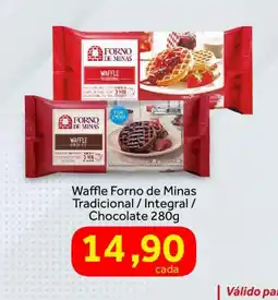 Shibata Supermercados Waffle Forno de Minas Tradicional/Integral / Chocolate oferta
