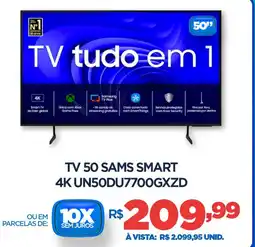 DB Supermercados Tv 50 sams smart 4K UN50DU7700GXZD oferta