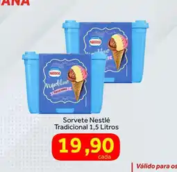 Shibata Supermercados Sorvete Nestlé Tradicional oferta