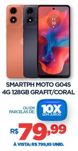 DB Supermercados Smartph moto go4s 4g 128gb grafit/coral oferta