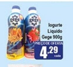 Higa's Supermercado Iogurte Liquido Gege 900g oferta