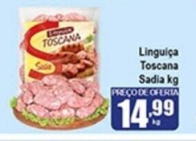 Higa's Supermercado Linguica Toscana Sadia 1kg oferta