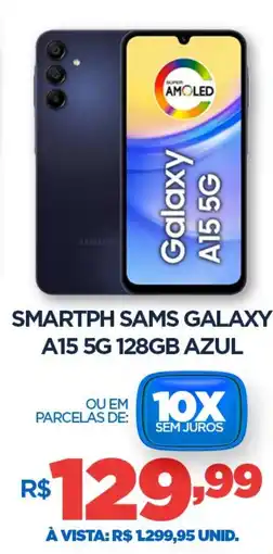 DB Supermercados Smartph sams galaxy a06 128gb 4g az/bco/vrd oferta