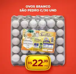 DB Supermercados Ovos branco são pedro c/30 und oferta