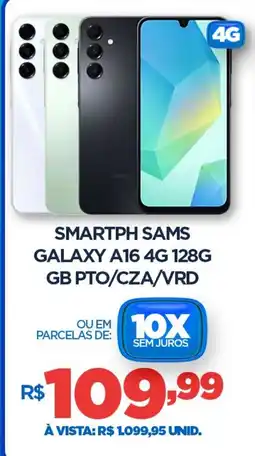 DB Supermercados Smartph sams galaxy a16 4g 128g gb pto/cza/vrd oferta