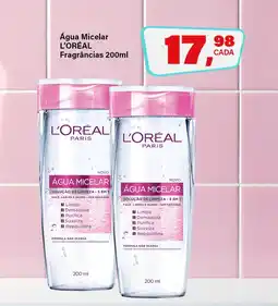 Rede Supermarket Água Micelar L'ORÉAL Fragrâncias oferta