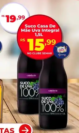 Semar Supermercado Suco Casa De Mãe Uva Integral oferta