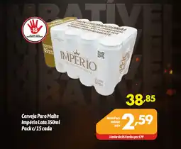 Supermercados Big Compra Cerveja Puro Malte Império Lata oferta