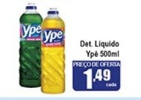 Higa's Supermercado Det. Liquido Ype 500ml oferta