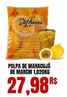 Mercadão Atacadista Polpa de maracujá de marchi oferta