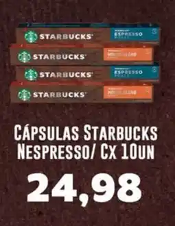 Supermercados Tauste Cápsulas starbucks nespresso oferta